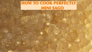 MINI SAGO/TAPIOCA/HOW TO COOK TAPIOCA/SAGO/MINI TAPIOCA HOW TO COOK