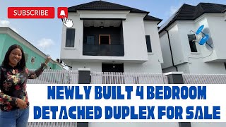 House for Sale in Lekki, Lagos Nigeria; Newly Built 4 Bedroom Detached Duplex for sale in Sangotedo