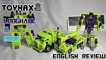 Video Review - Toyhax - Labels For Studio Series 86 - Longhaul & Hook