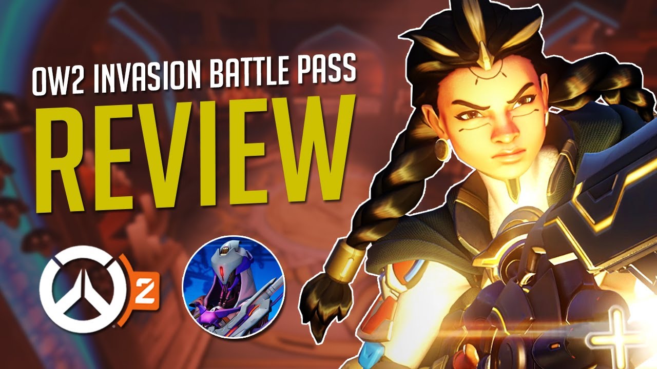 OVERWATCH 2 INVASION BATTLE PASS REVIEW | NEW HERO ILLARI, ANA MYTHIC