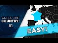 Guess the Country from a Map #1 - Easy!