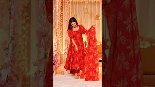 Organza(soft) anarkali suits *price 1350/-* what app 8639199419 screenshot 2