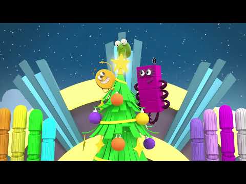 Blocks Universe & Fifty Fifty - Making Christmas Magical | Numberblocks: Numbersongs