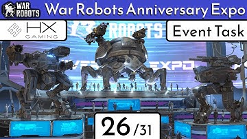 War Robots - How to solve Event task #26 "Anniversary Expo (26/31)"