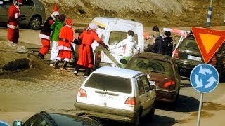 Christmas Elves Cause A Traffic Jam Candid Camera