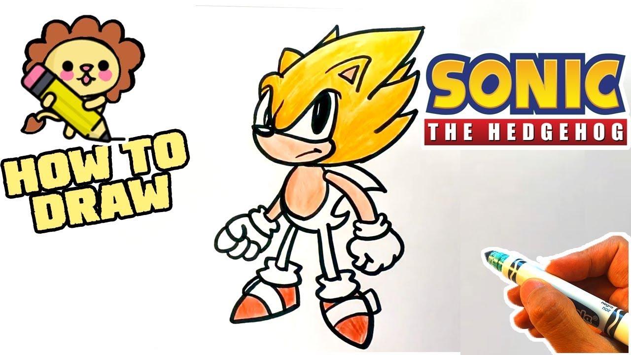 Super Mighty Sonic World  Sonic, Sonic dash, How to draw sonic