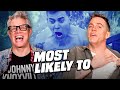 JACKASS FOREVER Stars Play Most Likely To | Johnny Knoxville, Steve-O and more