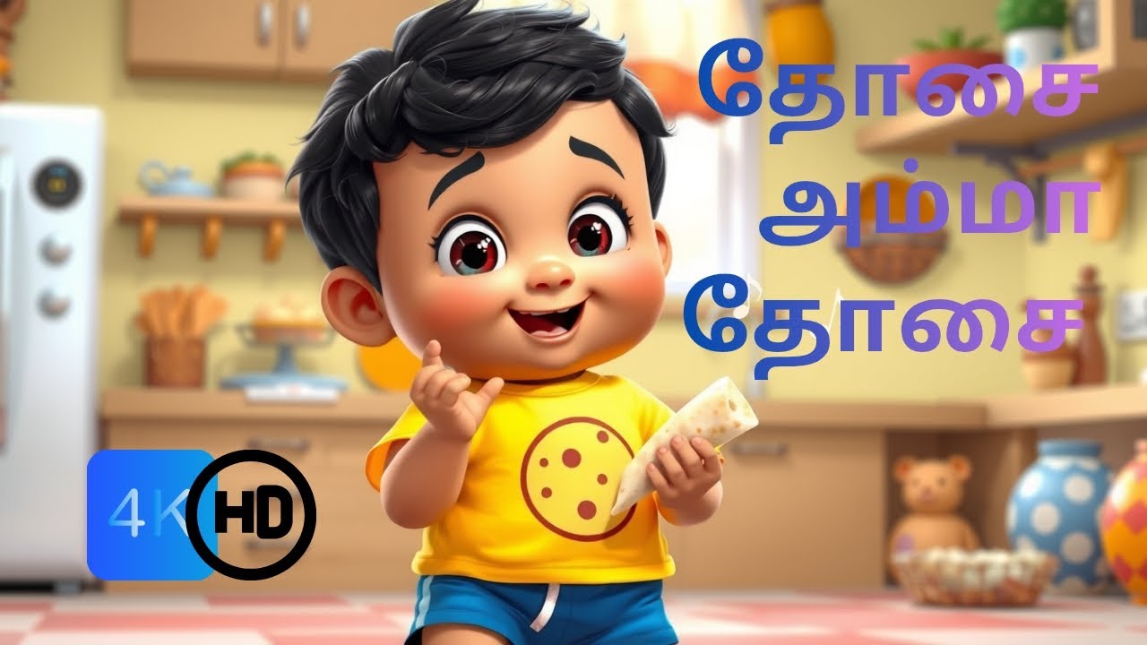 Dosai Amma Dosai Song for Kids - தோசை அம்மா தோசை - Choco TV தமிழ் Tamil Rhymes For Children 