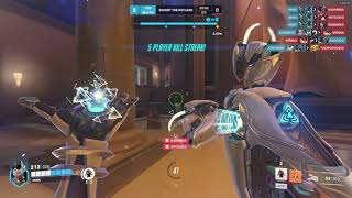 Overwatch 2 Symmetra and nano boost combo insane