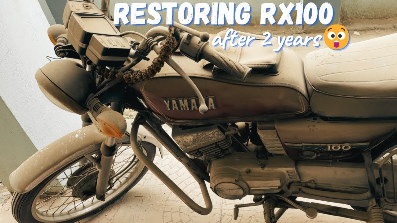 RESTORING YAMAHA RX100 AFTER 2 YEARS SHOCKING