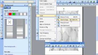 Publisher 2003 Tutorial Applying Backgrounds XP & 2003 Microsoft Training Lesson 9.2