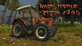 Kaspi testuje Zetor 7745 do Farming simulátor 2013