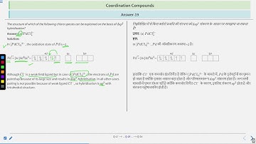 Coordination Compounds Questions Part 3 #SATHEE_ENGG #swayamprabha #engineeringexams