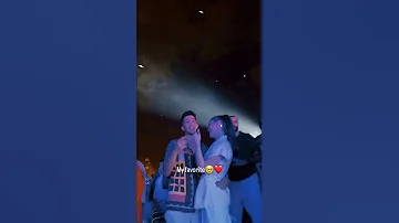 ليلي احمد زاهر وهشام جمال في حفلة حسين الجسمي 