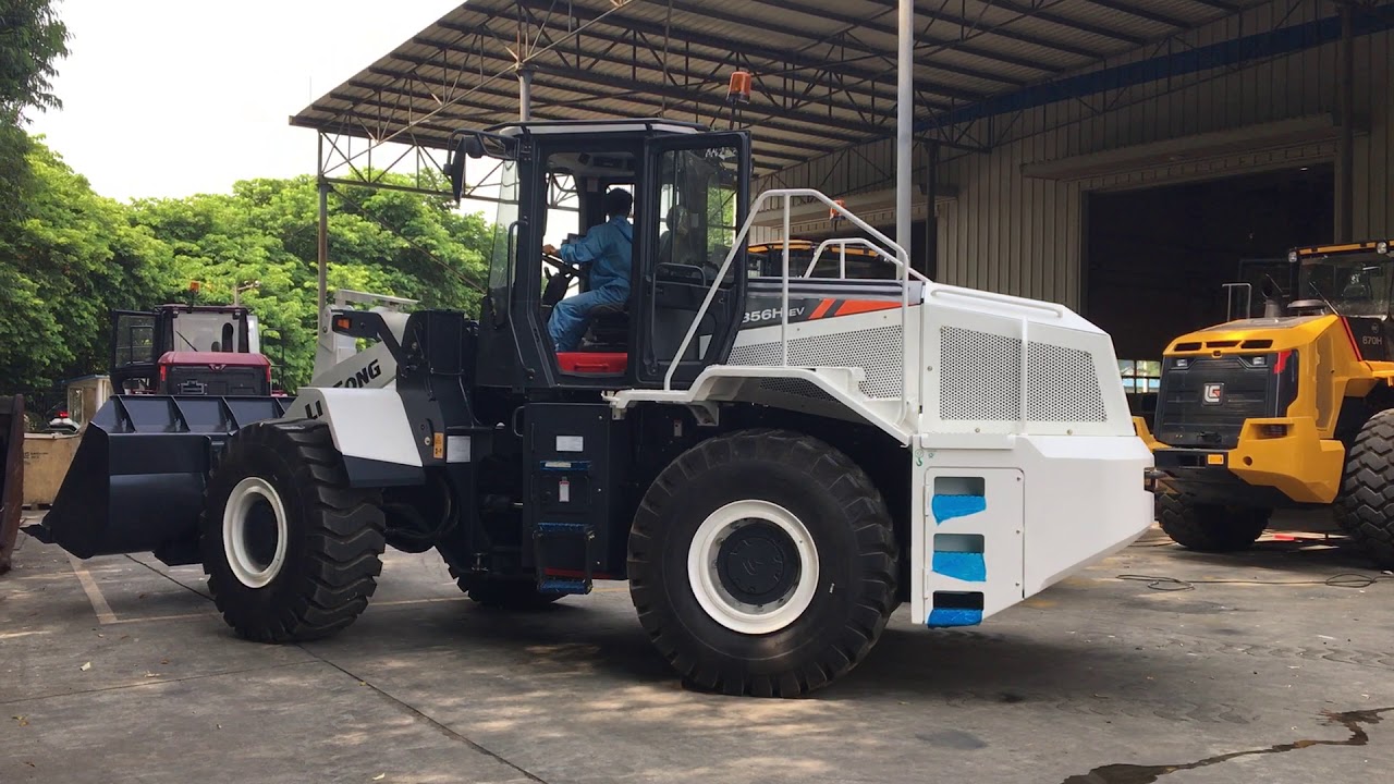 Footage of LiuGong's Electric Battery Powered Wheeled Loader