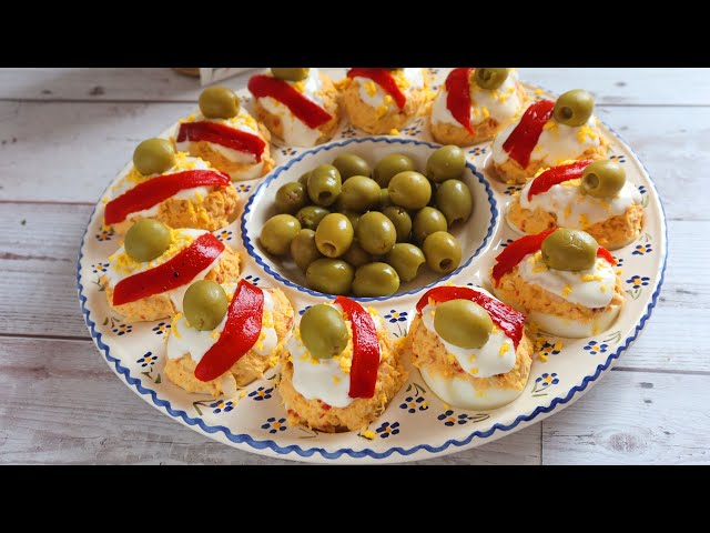 5 rellenos que no son atún para huevos rellenos: fáciles de preparar y  sabrosos para aperitivos con los que triunfar esta Navidad