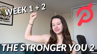 REVIEWING THE STRONGER YOU 2 PELOTON STRENGTH || WEEKS 1+2