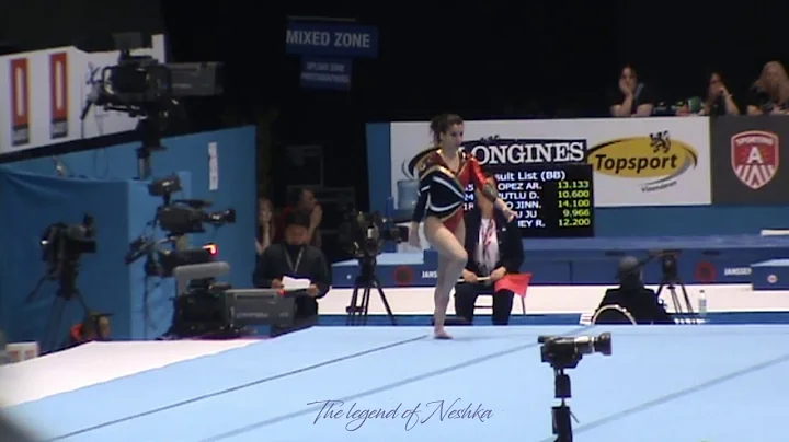 Farida Ahmed SHOKRY (EGY) floor - 2013 Antwerp worlds qualifs