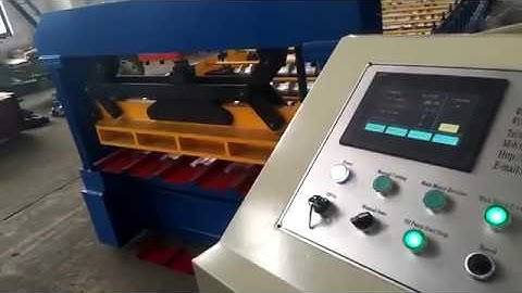 how to operate and program roll forming machine