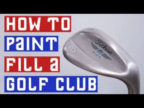 How To Paint Fill A Golf Club 