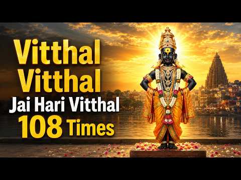 Vitthal Vitthal Jai Hari Vitthal 108 Times | Powerful Chant | Pandurang Mauli | Ram Krushna Hari