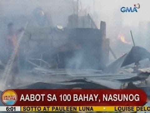 UB Aabot sa 100 bahay nasunog sa Kalibo Aklan