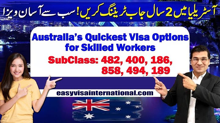 Biggest Offer ! Australia's Quickest Visa Options For Skilled Workers II Urdu I Easy Visa thumbnail