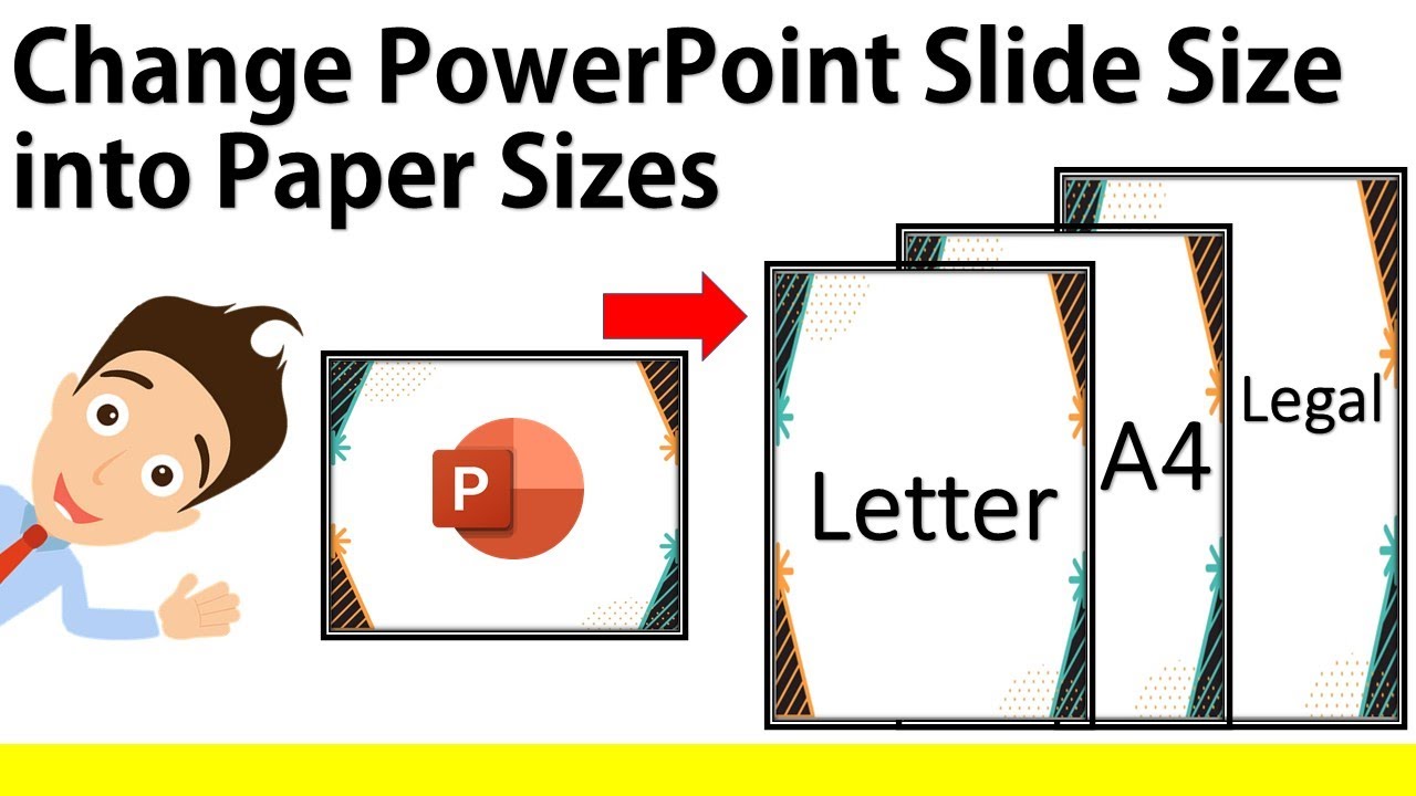 how to make powerpoint slide a4 size