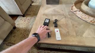 Durablow Smart Fireplace with remote and thermostat review