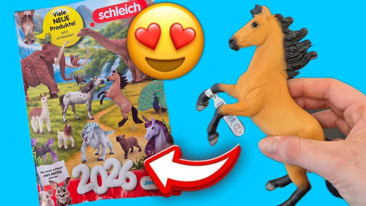 Der NEUE Schleichkatalog 2026 + Review der Pferde🤩🐴☘️