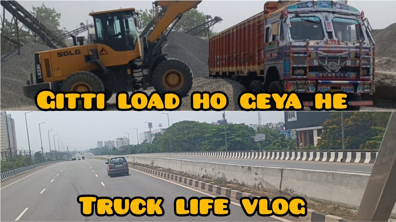 Gitti load ho geya he truck life vlog truckdriver travel 