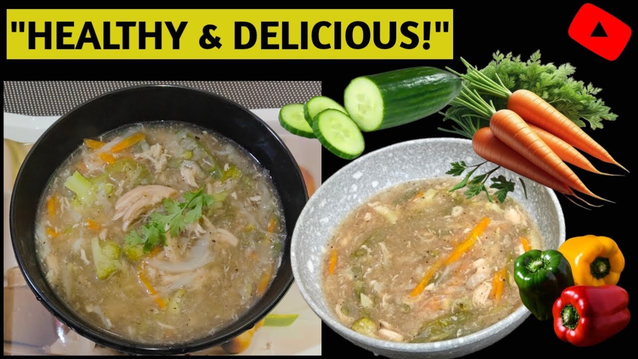 Healthy & Delicious Soup Recipe! Perfect for Weight Loss & Immune ...