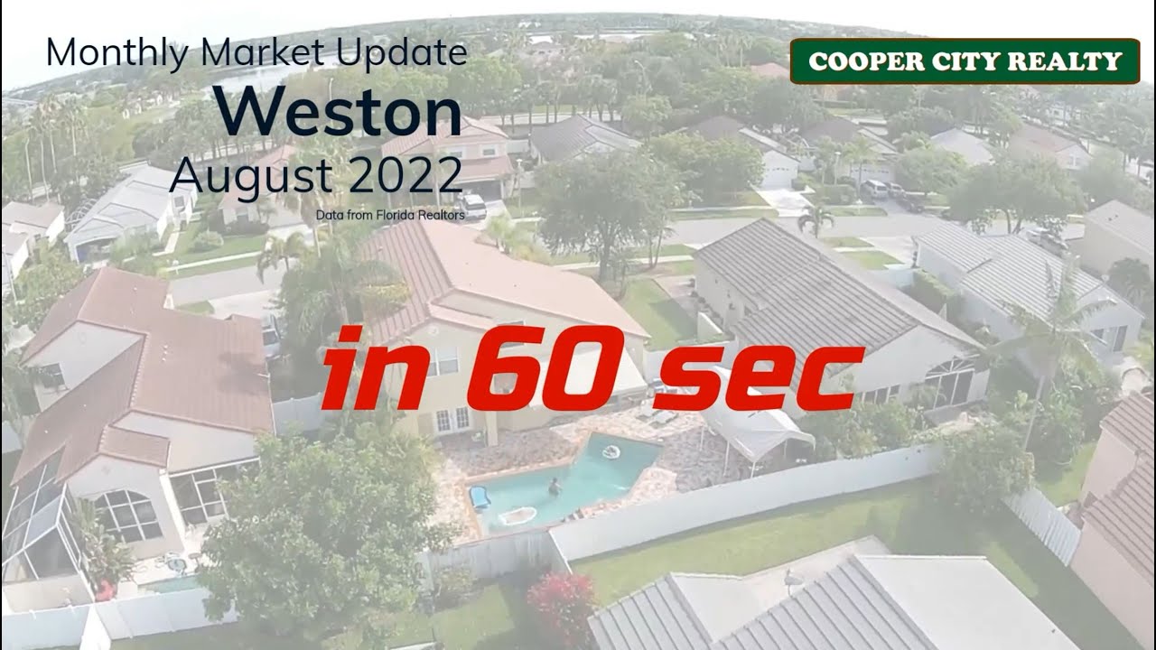 Weston August 2022 Market Report In 60 Seconds