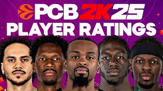 Pcbasket 2K25 Euroleague Team & Player Ratings In Nba 2K25