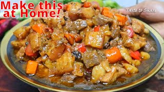 Easy &amp; Delicious Pork Menudo Recipe💯👌  How to Make Delicious Pork Menudo, Best Menudo tagalog