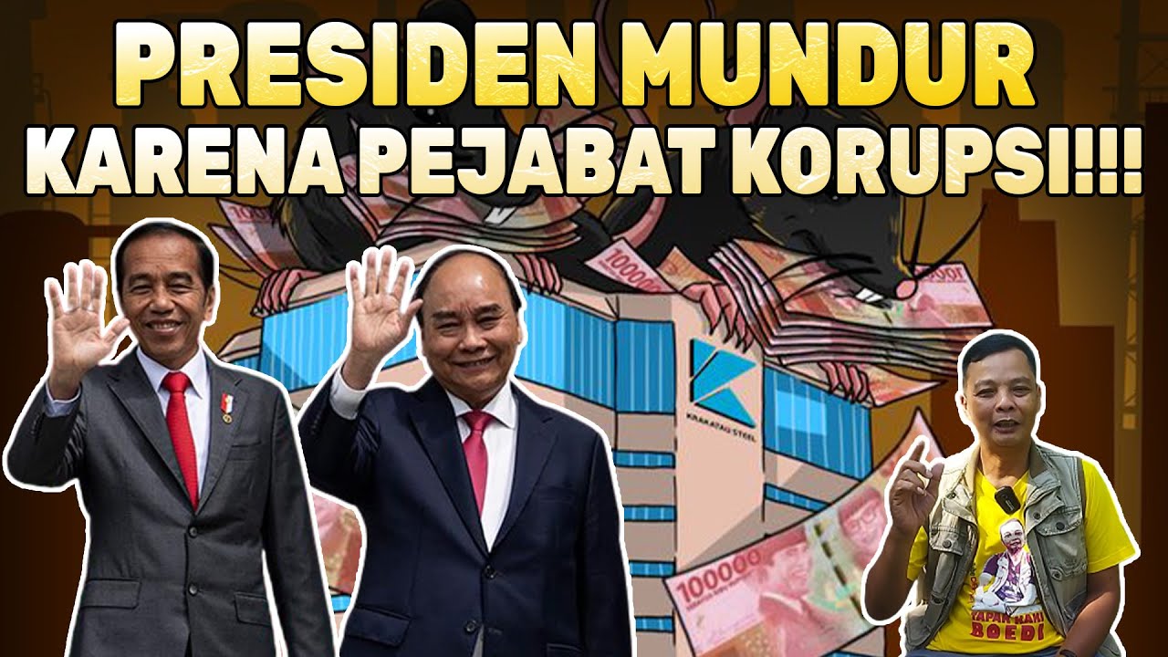 Presiden Indonesia mundur karena bawahan korupsi?