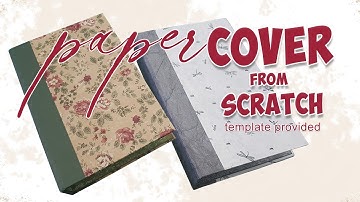 how to make a paper junk journal cover from scratch