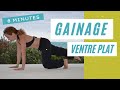 Gainage ventre plat  dbutant routine 8 minutes