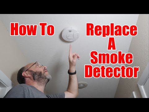 how to replace a wired smoke alarm detector with Smoke Carbon Monoxide