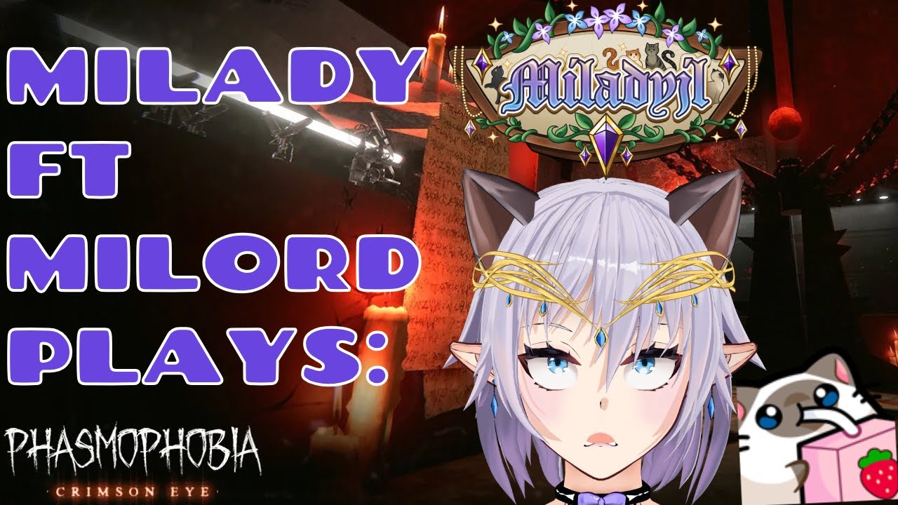 We Lasted 60 Seconds Before a Demon Killed Us 😂 | Milady & Milord’s First Phasmophobia Collab!