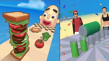 Sandwich Runner Vs Juice Run SpeedRun Gameplay Walkthrough Part 1