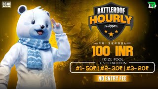 Battleroof Hourly Scrims | Weekly  Prize Pool 5k | Battlegrounds Mobile India