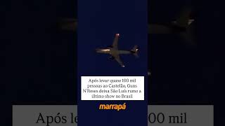 GUNS SE DESPEDE DE SÃO LUÍS-MA,  rumo ao seu ultimo show no Brasil em Belém-Pará. 23/04/2026.