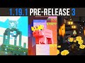 Minecraft 1.19.1 Pre-Release 3 Legends, Tributes & Secrets!