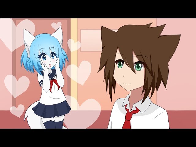 Notice Me Senpai - Wolfychu sings [Yandere simulator animation] class=