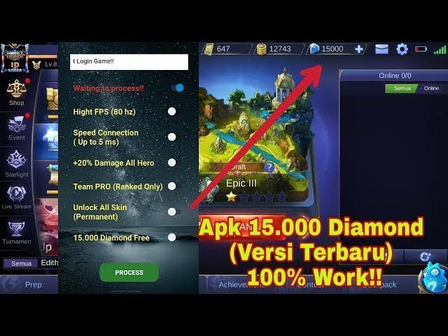 GRATIS APK 15 000 DIAMOND MOBILE LEGENDS VERSI TERBARU