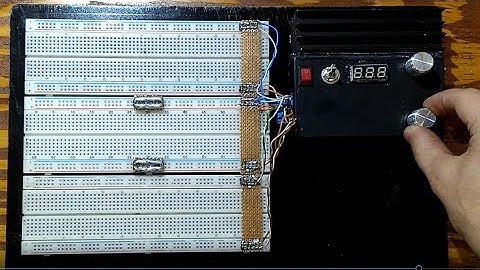 ELECTRONICS BREADBOARD POWER SUPPLY PART 1