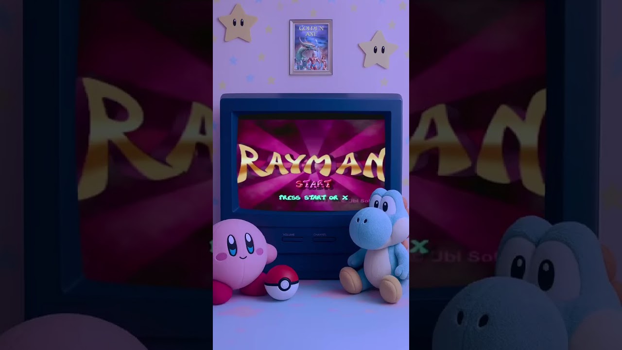 Playing Rayman on the original Playstation never gets old 