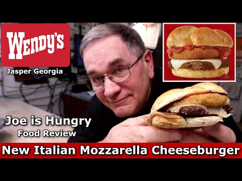 Wendy’s® New Italian Mozzarella Cheeseburger Review | Joe is Hungry 🍔🍔🍔