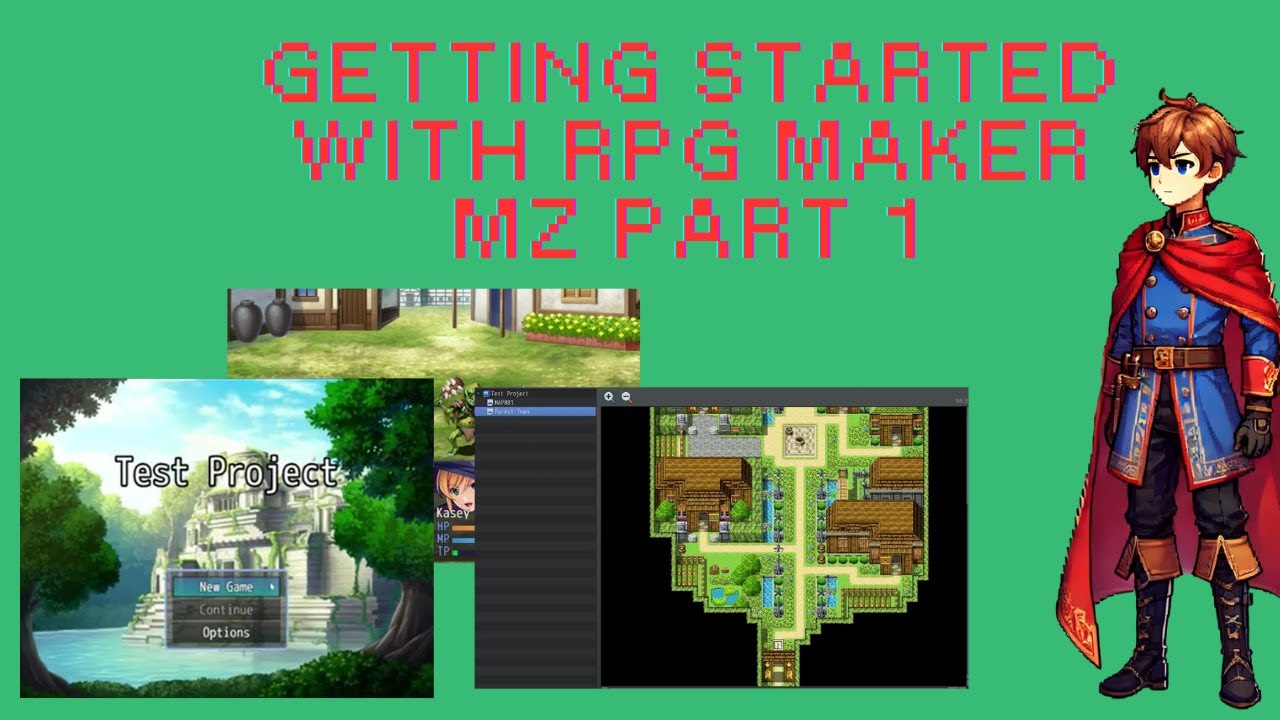 Getting Started with RPG Maker MZ Part 1 - YouTube